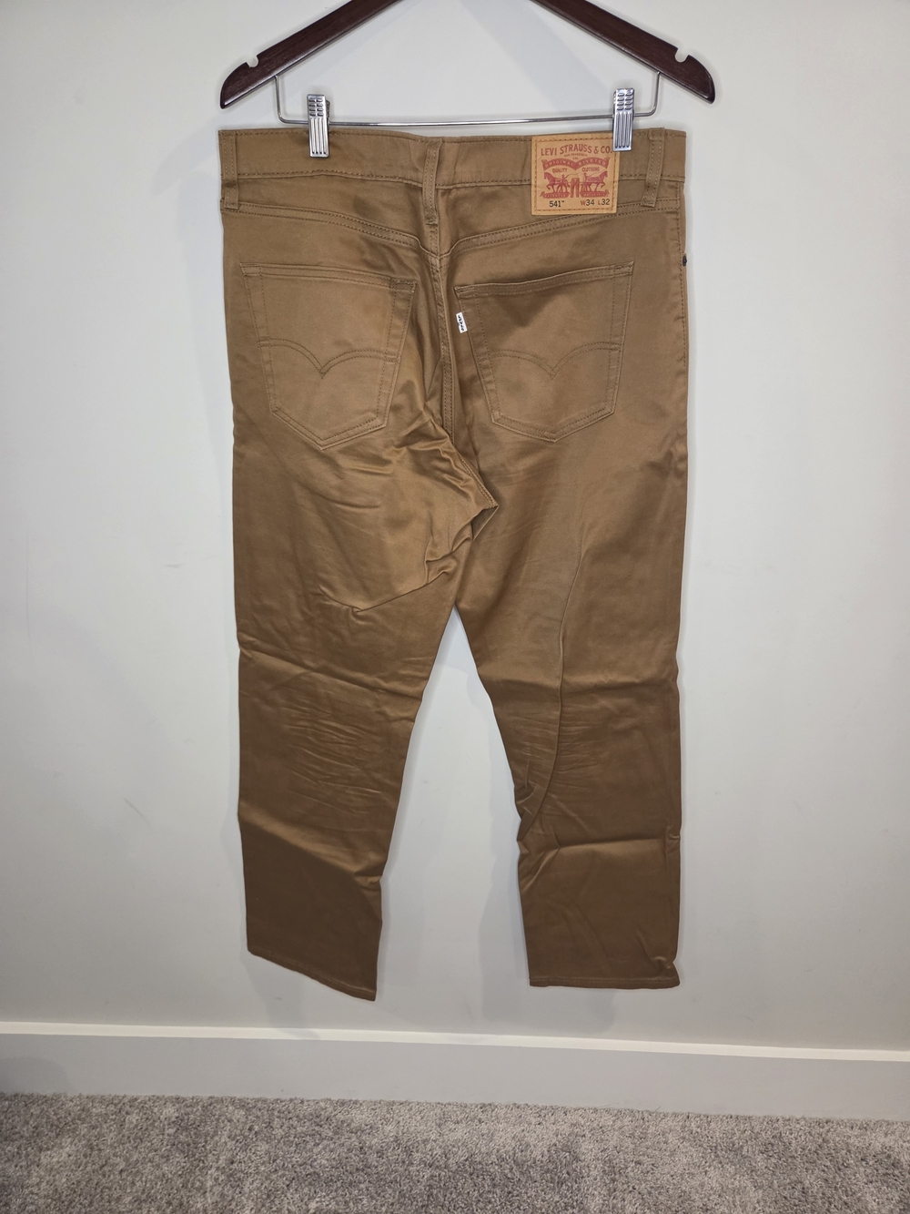 Levi's Tan Workwear Straight Leg Pants